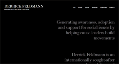 Desktop Screenshot of derrickfeldmann.com